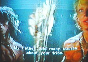 screen capture scene from 'emerald forest'