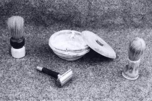my fathers old shaving kit