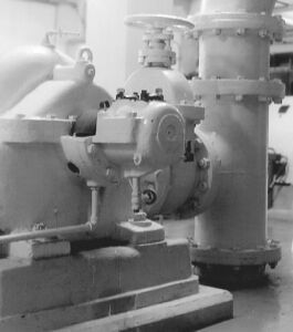 large pump water filtration plant
